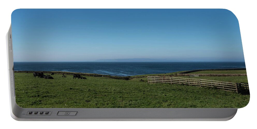 Coast Portable Battery Charger featuring the photograph Castle Mey View by Elvis Vaughn
