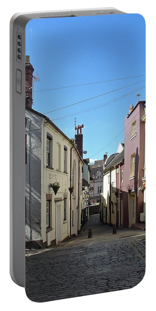 Europe Portable Battery Charger featuring the photograph Castle Terrace - Bridgnorth by Rod Johnson