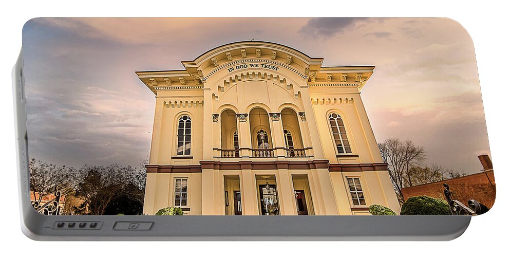 Caswell County Portable Battery Charger featuring the photograph Caswell County Courthouse by Cynthia Wolfe