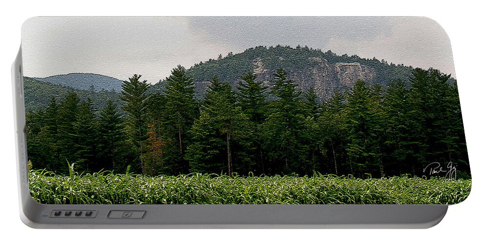 Cathedral Ledge Portable Battery Charger featuring the photograph Cathedral Ledge North Conway NH by Paul Gaj