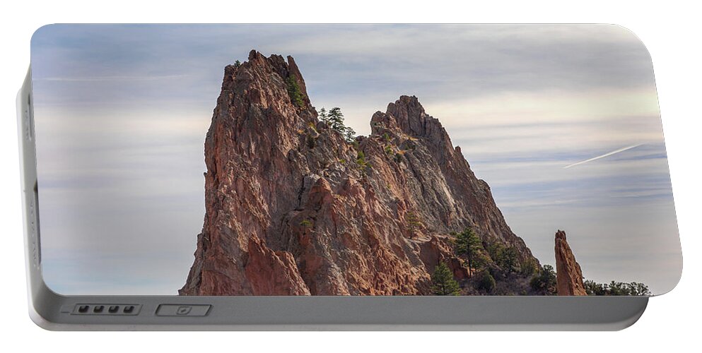 Photosbymch Portable Battery Charger featuring the photograph Cathedral Rock by M C Hood