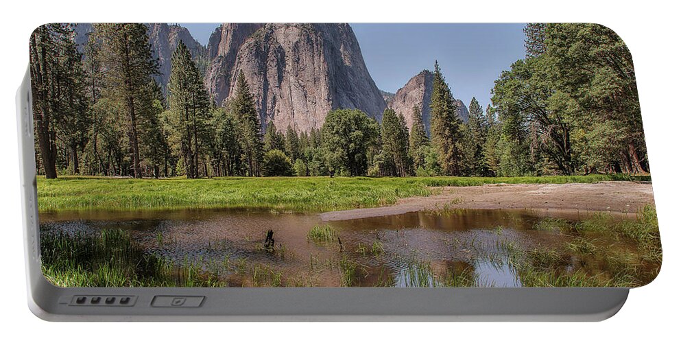 California Portable Battery Charger featuring the photograph Cathedral Rocks by Bill Roberts