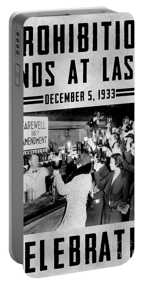 Prohibition Portable Battery Charger featuring the photograph Celebrate by Jon Neidert