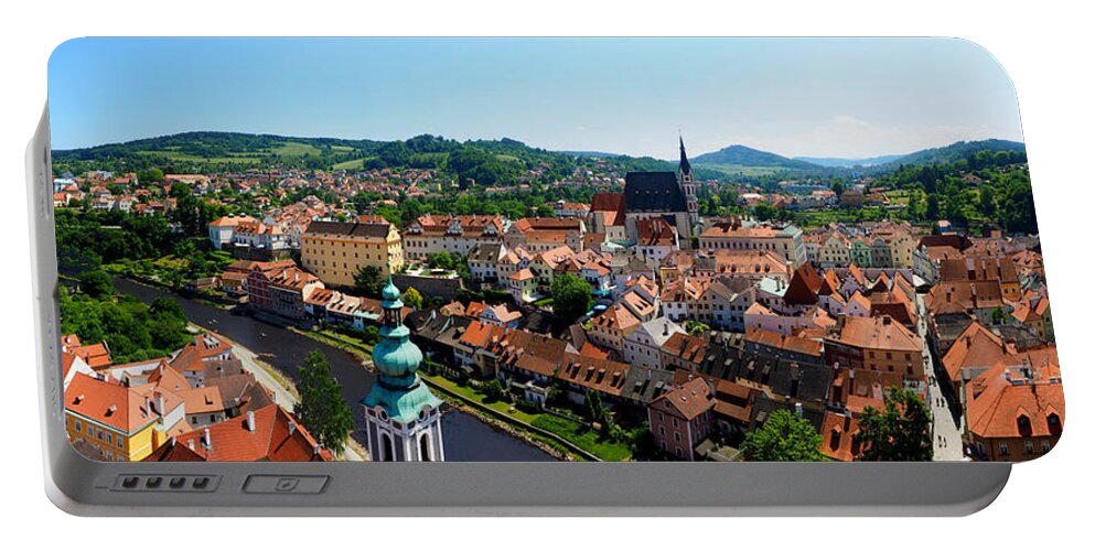 Cesky Krumlov Portable Battery Charger featuring the photograph Cesky Krumlov by C H Apperson