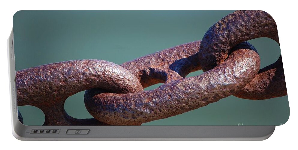 Chain Portable Battery Charger featuring the photograph Chain Chain Chain by Debbi Granruth