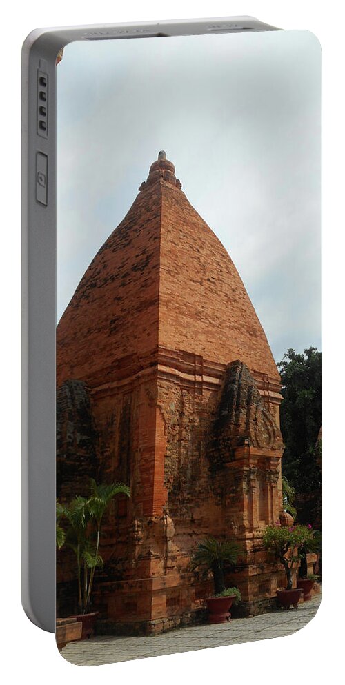 Po Ngar Cham Towers Portable Battery Charger featuring the photograph Cham Towers 10 by Ron Kandt