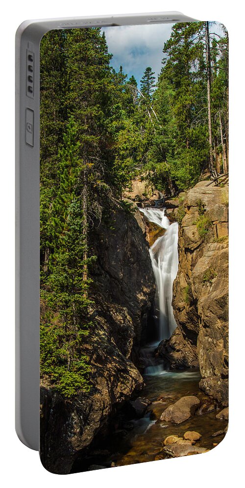 Colorado Portable Battery Charger featuring the photograph Chasm Falls by John Roach