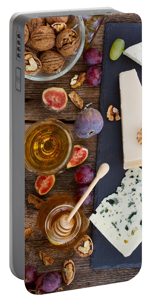 Cheese Portable Battery Charger featuring the photograph Cheese by Anastasy Yarmolovich