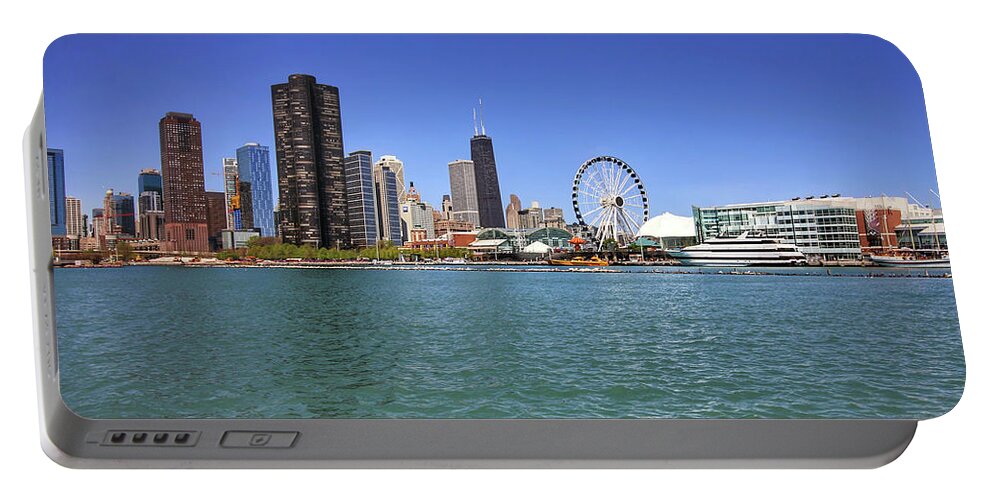 Chicago Portable Battery Charger featuring the photograph Chicago by Jackson Pearson