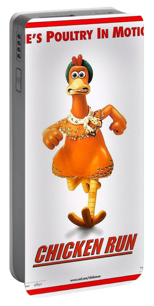 Chicken Run Portable Battery Charger featuring the photograph Chicken Run B by Movie Poster Prints