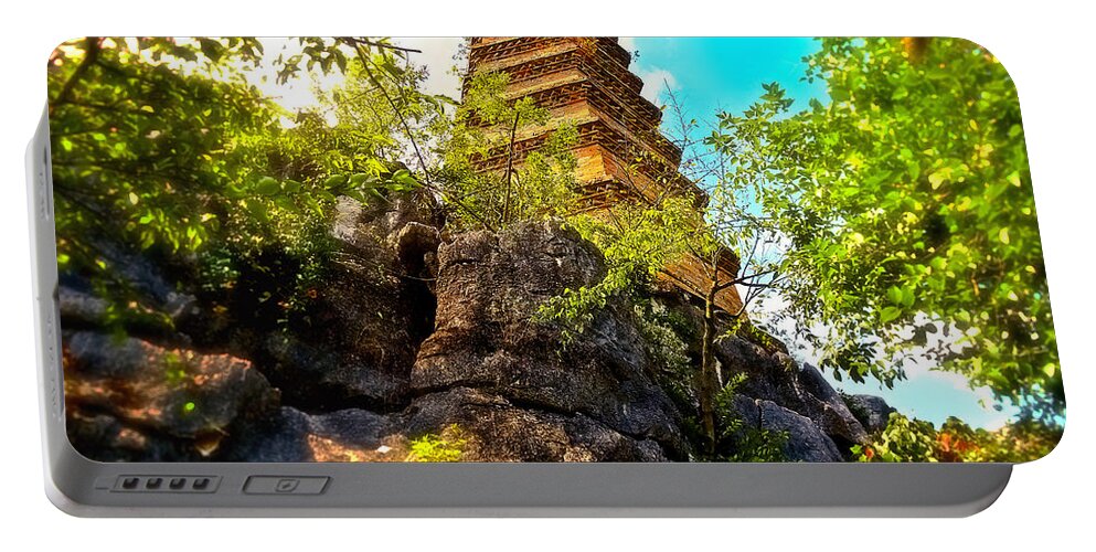 China Portable Battery Charger featuring the photograph China Guilin landscape scenery photography-25 by ArtToPan