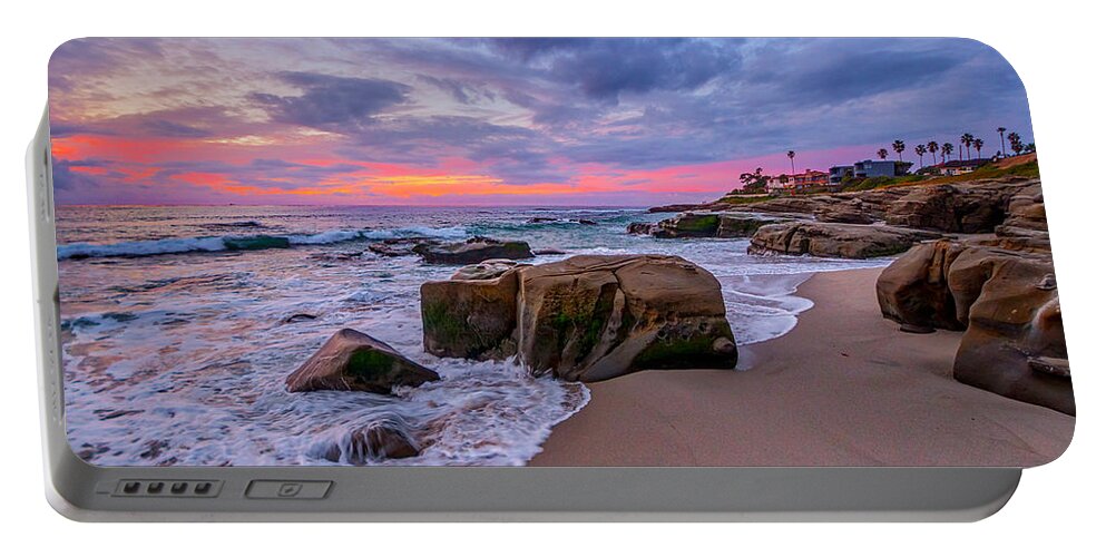 California Portable Battery Charger featuring the photograph Chris's Rock by Peter Tellone