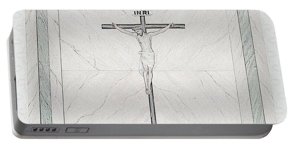 Jesus Portable Battery Charger featuring the photograph Christ on the Cross by Debby Pueschel