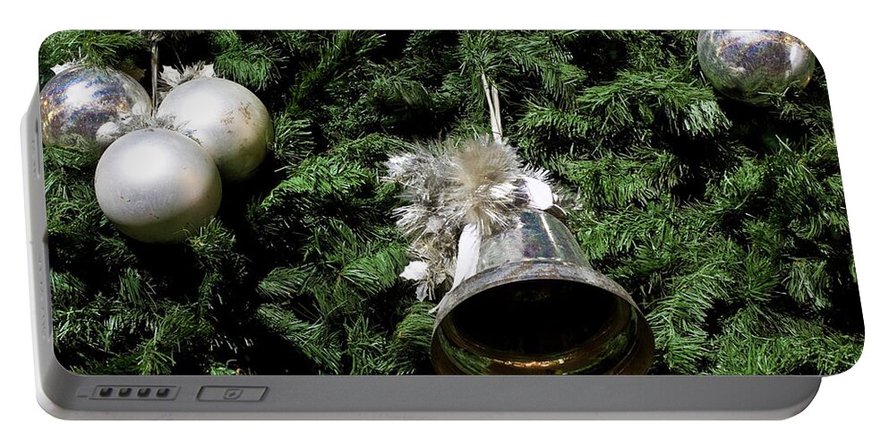 Christmas Portable Battery Charger featuring the photograph Christmas decorations by Irina Afonskaya