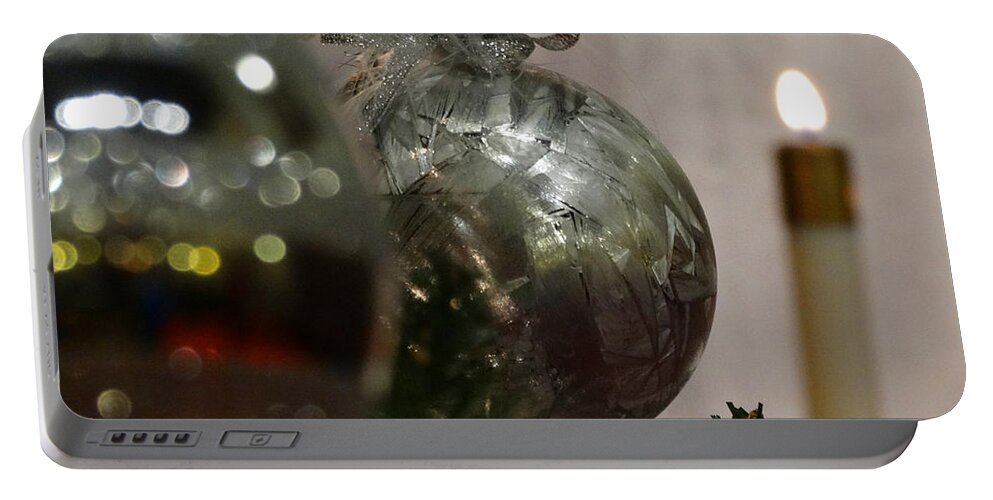 Christmas Portable Battery Charger featuring the photograph Christmas Ornaments by David T Wilkinson