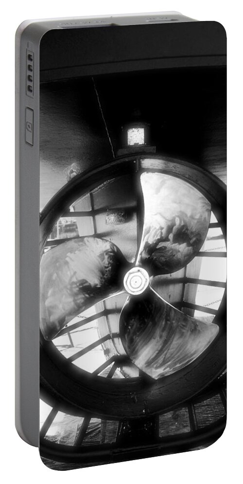 Newel Hunter Portable Battery Charger featuring the photograph Circle and Line by Newel Hunter