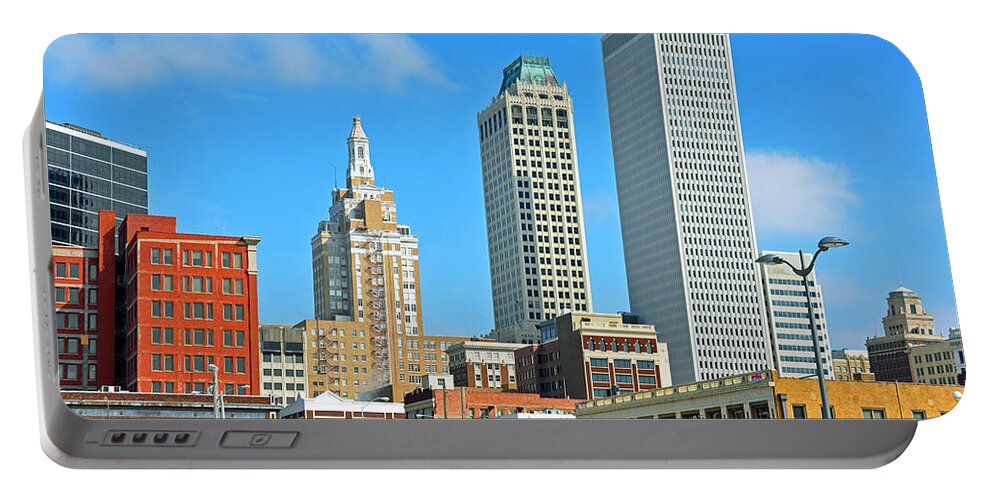 City Portable Battery Charger featuring the photograph City View by Terry Anderson