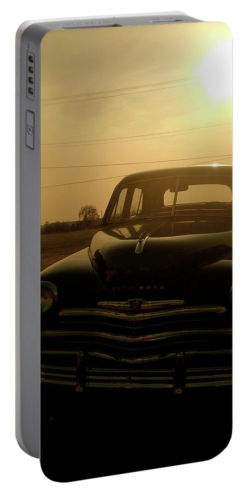 Scenic Photography Portable Battery Charger featuring the photograph Classic America, Eight by Iconic Images Art Gallery David Pucciarelli