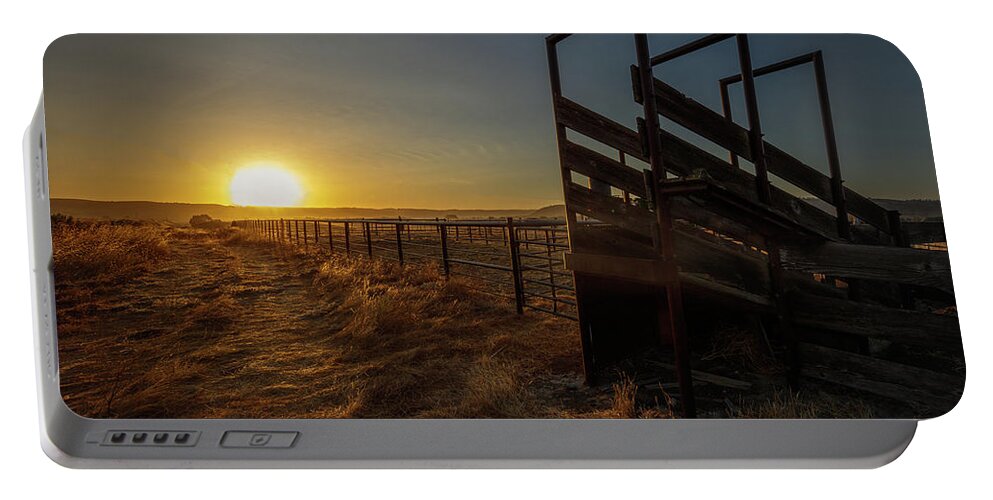 Paso Robles Portable Battery Charger featuring the photograph Clear Day Coming by Tim Bryan