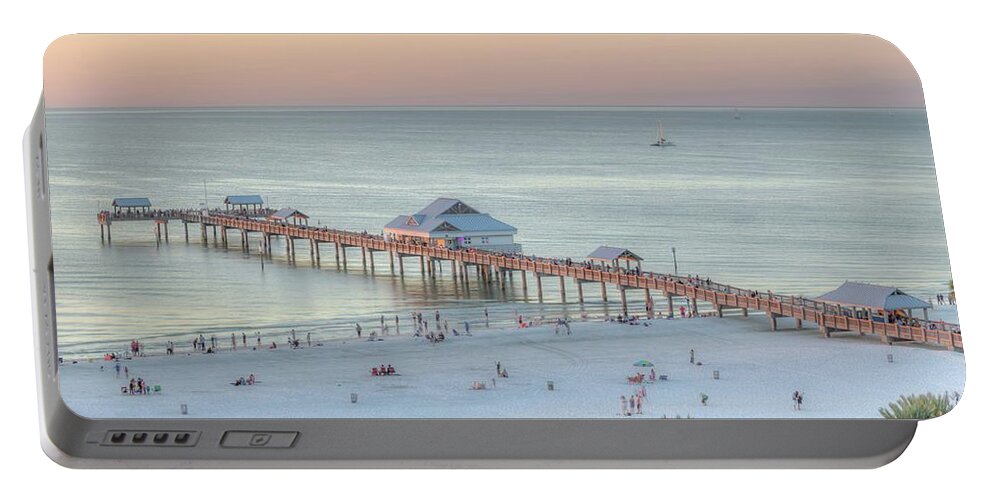 Florida Portable Battery Charger featuring the photograph Clearwater Beach by Paul Schultz
