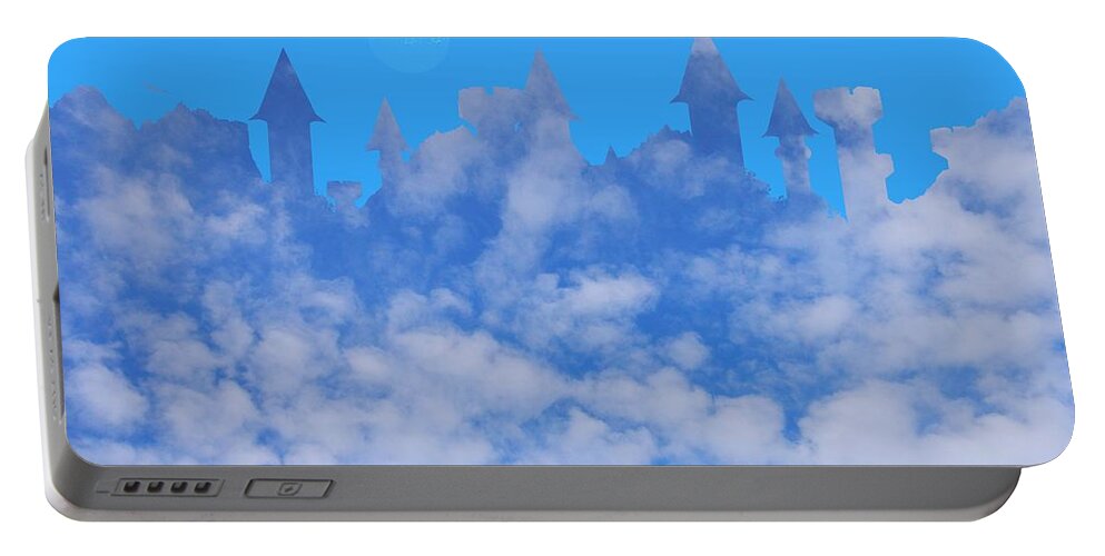 Castle Portable Battery Charger featuring the photograph Cloud Castle by Mark Blauhoefer