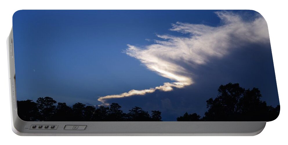 Cloud Swirl Portable Battery Charger featuring the photograph Cloud Swirl by Warren Thompson