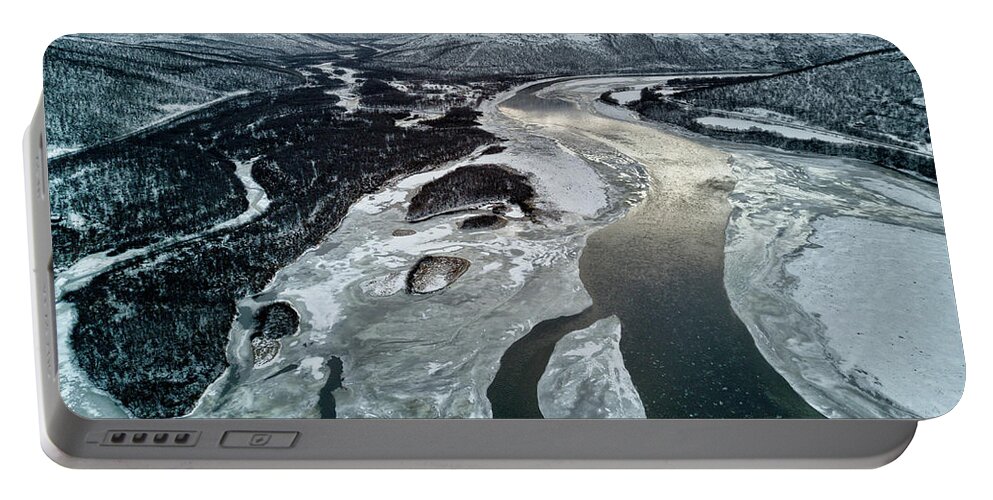 Landscape Portable Battery Charger featuring the photograph Cold Days I by Pekka Sammallahti