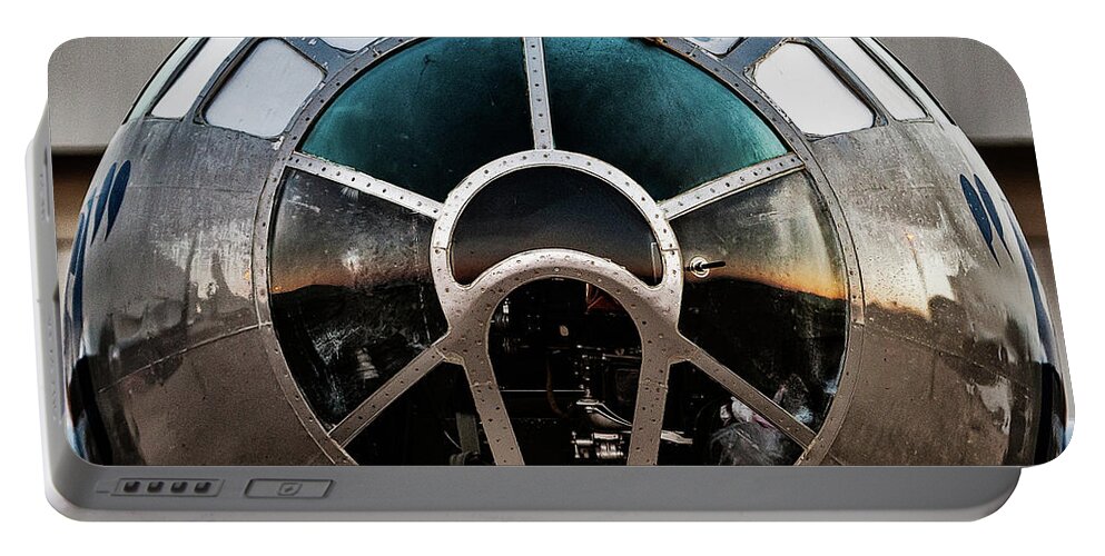 Aeroplane Portable Battery Charger featuring the photograph Cold Wet Nose by Jay Beckman