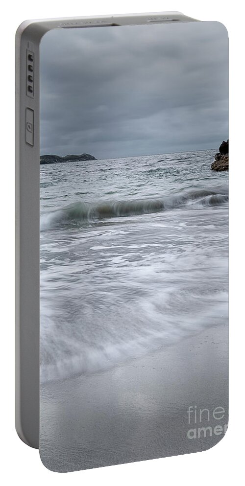 Beach Portable Battery Charger featuring the photograph Coldbackie Beach by David Lichtneker