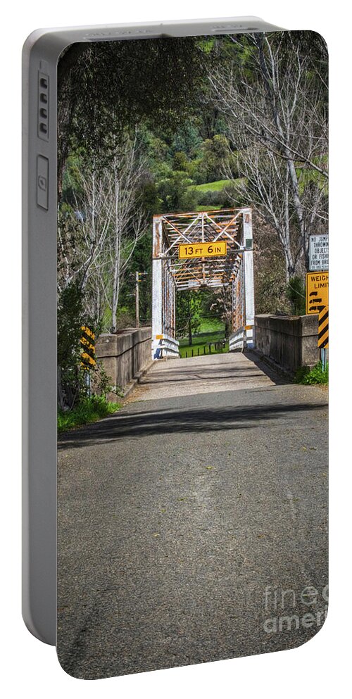 Coloma Bridge Portable Battery Charger featuring the photograph Coloma Bridge by Mitch Shindelbower