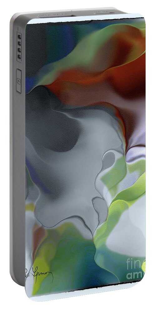 Color Portable Battery Charger featuring the digital art Color Coincidence by Leo Symon
