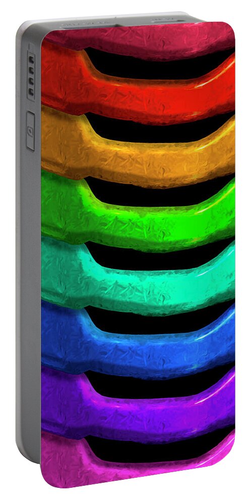 Photography Portable Battery Charger featuring the photograph Color Pallet by Paul Wear