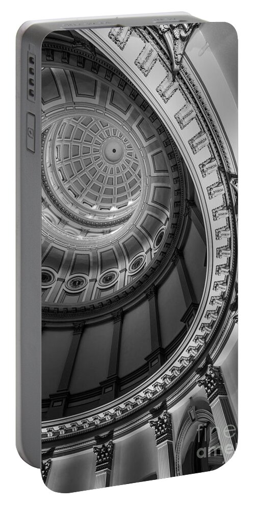 Colorado Portable Battery Charger featuring the photograph Colorado Capitol Building Rotunda 4 - Denver by Gary Whitton