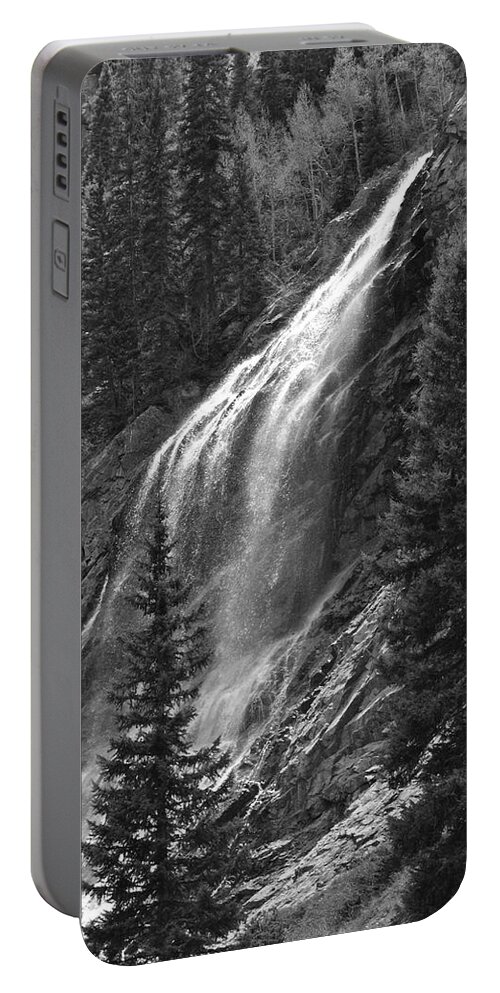 Waterfall Portable Battery Charger featuring the photograph Colorado Waterfall by Nathan Little