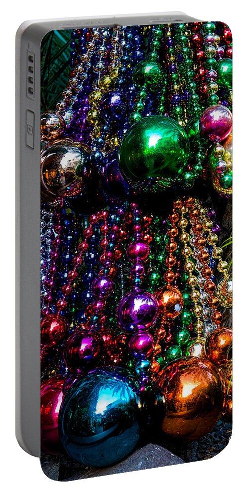 Necklace Portable Battery Charger featuring the photograph Colorful Baubles by Christopher Holmes