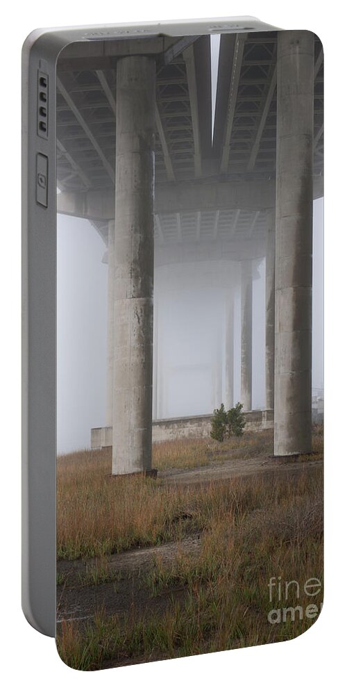 Fog Portable Battery Charger featuring the photograph Columns of Fog by Dale Powell