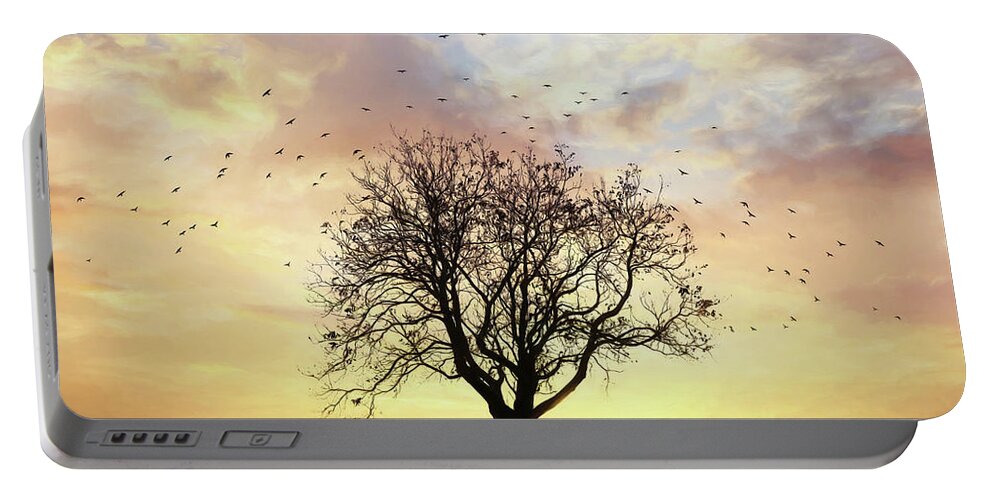 Tree Portable Battery Charger featuring the photograph Come Fly Away by Lori Deiter