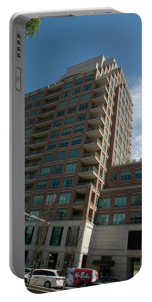 Buildings Portable Battery Charger featuring the photograph Condominium High-rise by Ee Photography