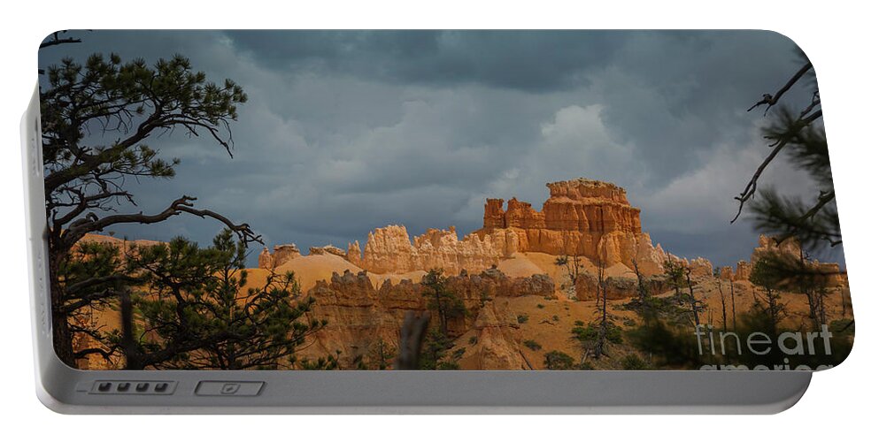 Bryce Canyon Portable Battery Charger featuring the photograph Contrast in Bryce Canyon by Agnes Caruso
