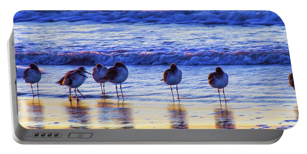 Birds Portable Battery Charger featuring the photograph Convention by Joye Ardyn Durham