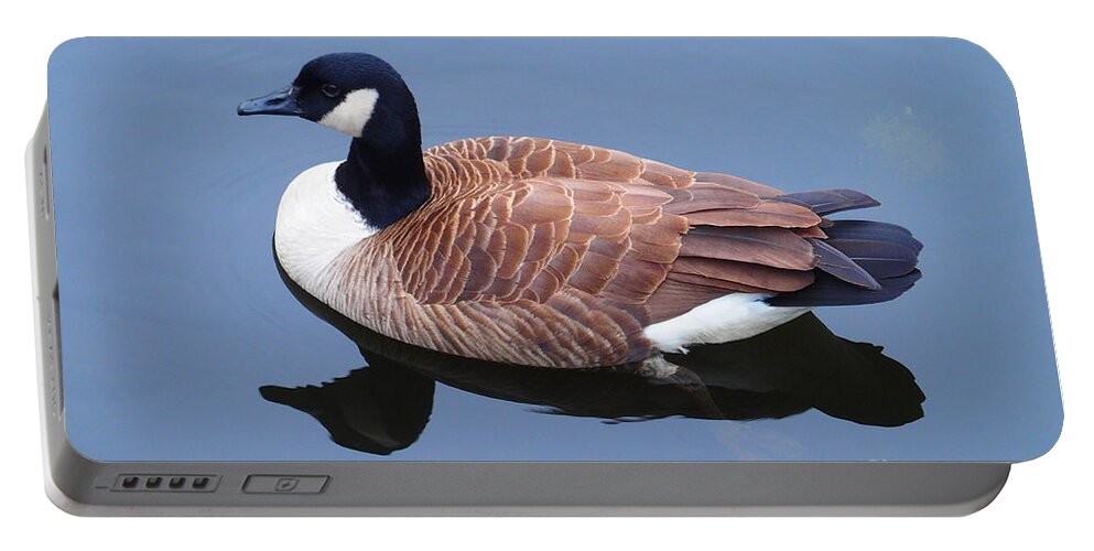 Goose Portable Battery Charger featuring the photograph Cooked by Tom Maxwell