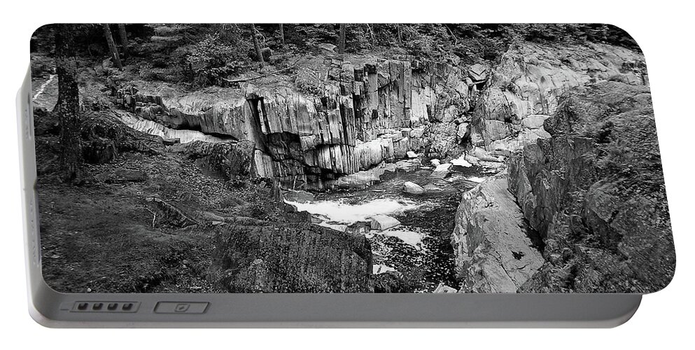 Maine Portable Battery Charger featuring the photograph Coos Canyon 1553 by Guy Whiteley