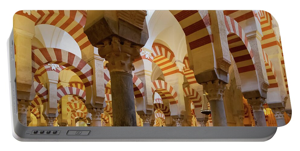 Cordoba Portable Battery Charger featuring the photograph Cordoba Mezquita by Patricia Schaefer