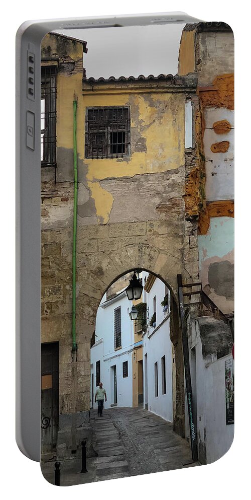 Cordoba Portable Battery Charger featuring the photograph Cordoba Textures by Patricia Schaefer