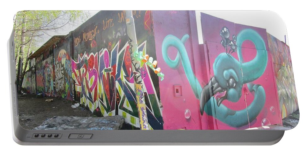 Graffity Portable Battery Charger featuring the photograph Corner by Rosita Larsson
