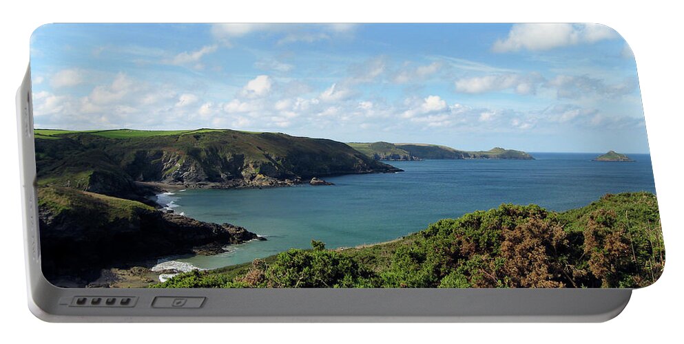 Cornwall Portable Battery Charger featuring the photograph Cornwall Coast II by Kurt Van Wagner