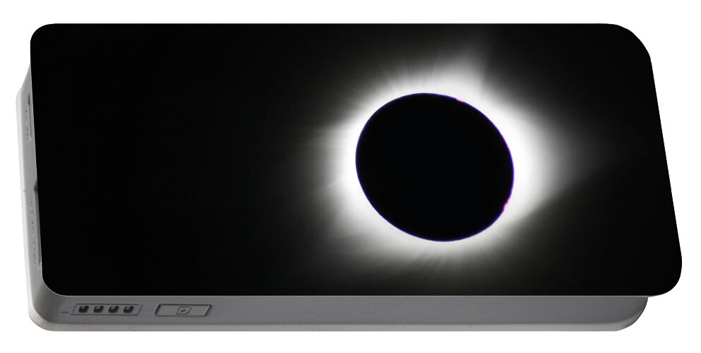 Sun Portable Battery Charger featuring the photograph Corona by Christopher McKenzie