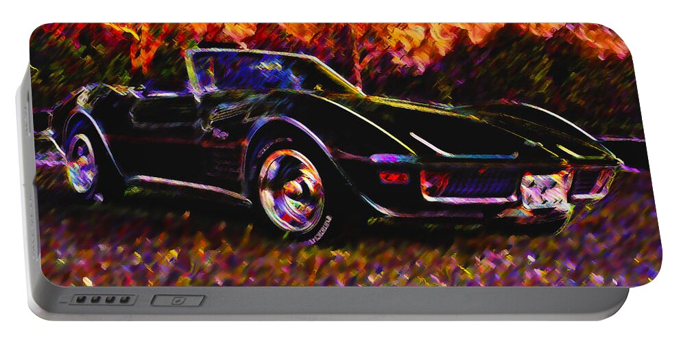 Corvette Portable Battery Charger featuring the photograph Corvette Beauty by Stephen Anderson