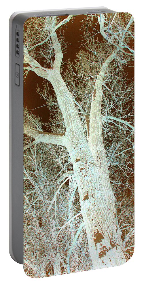 Cottonwoods Portable Battery Charger featuring the photograph Cottonwood Towers by Cris Fulton
