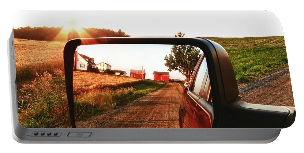 Country Portable Battery Charger featuring the photograph Country boys by Pat Cook
